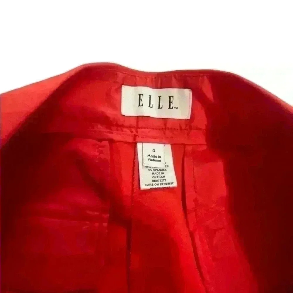 Elle Size 4 red Sailor Shorts - Nautical Chic Summer Style - Picture 2 of 4